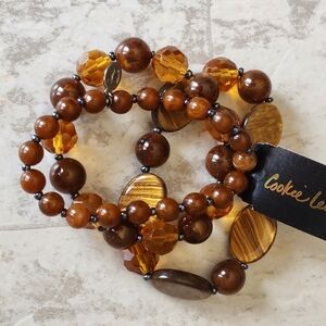 Cookie Lee 3 stretch bracelet set NWT